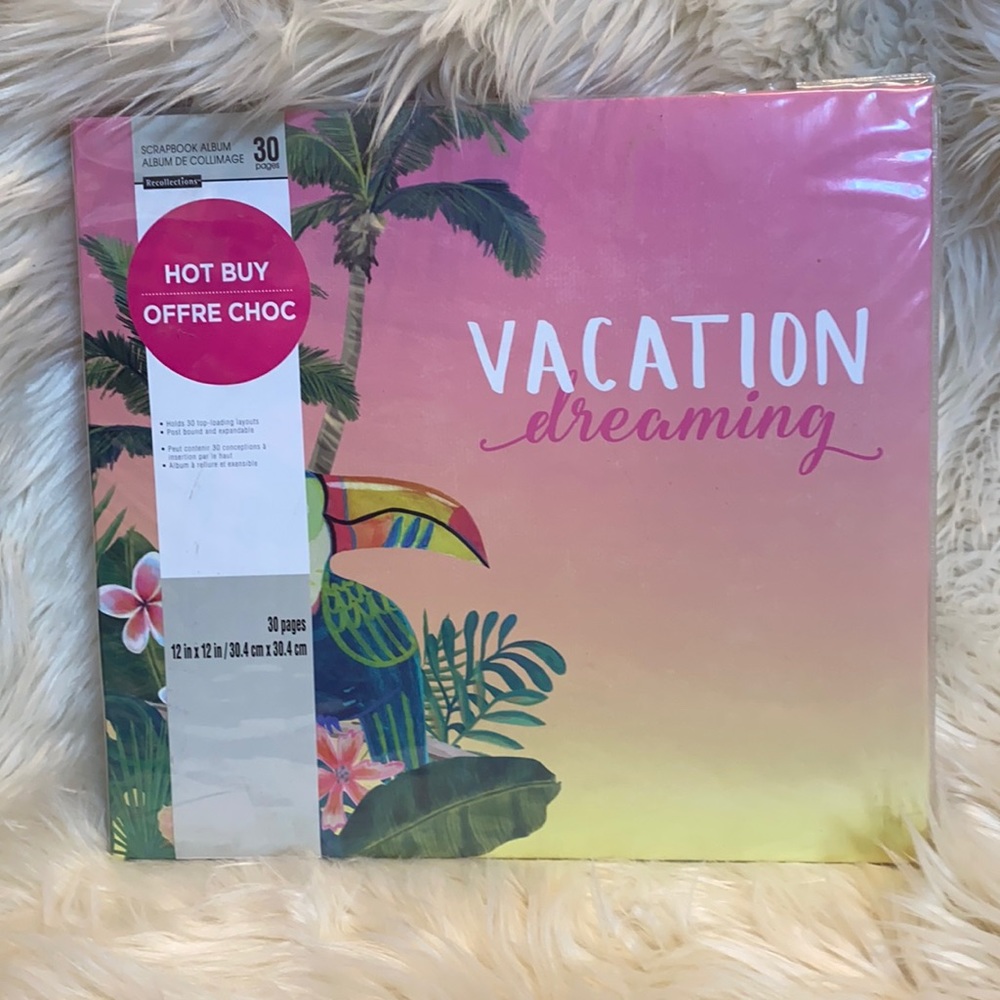 Vacation scrap book